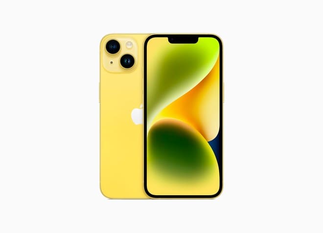 iPhone amarelo