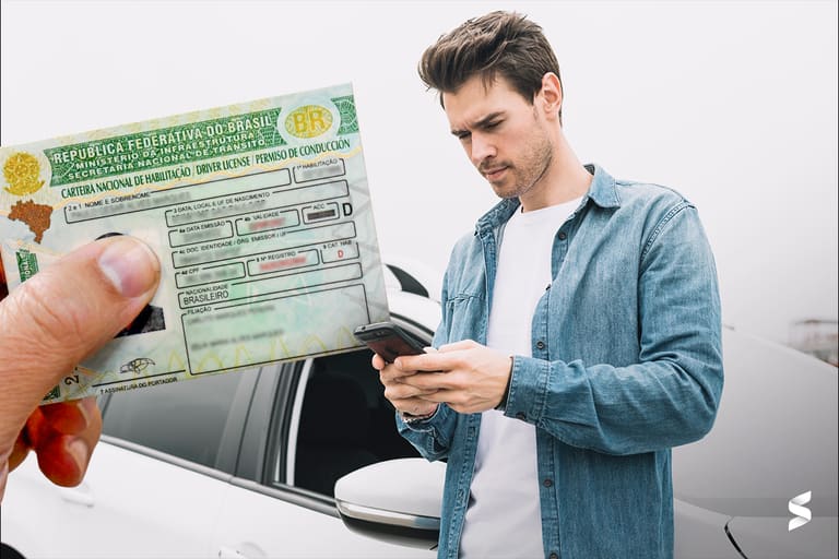 Dirigir com dívidas? Saiba como o Serasa pode bloquear sua CNH. Imagem: Notícias Concursos