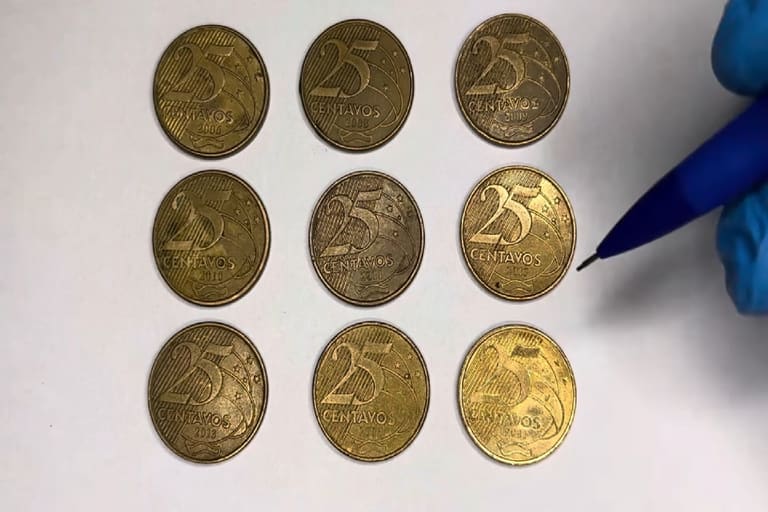 Moedas 25 centavos valem milhares de reais