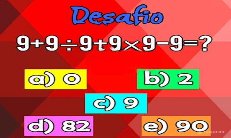 Você consegue resolver o desafio dos 9?