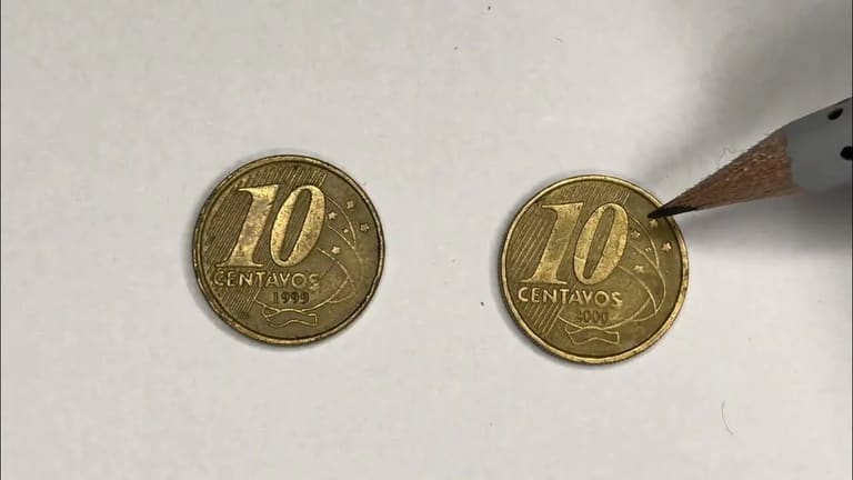 Aprenda a identificar a moeda de 10 centavos que vale R$ 1,8 mil
