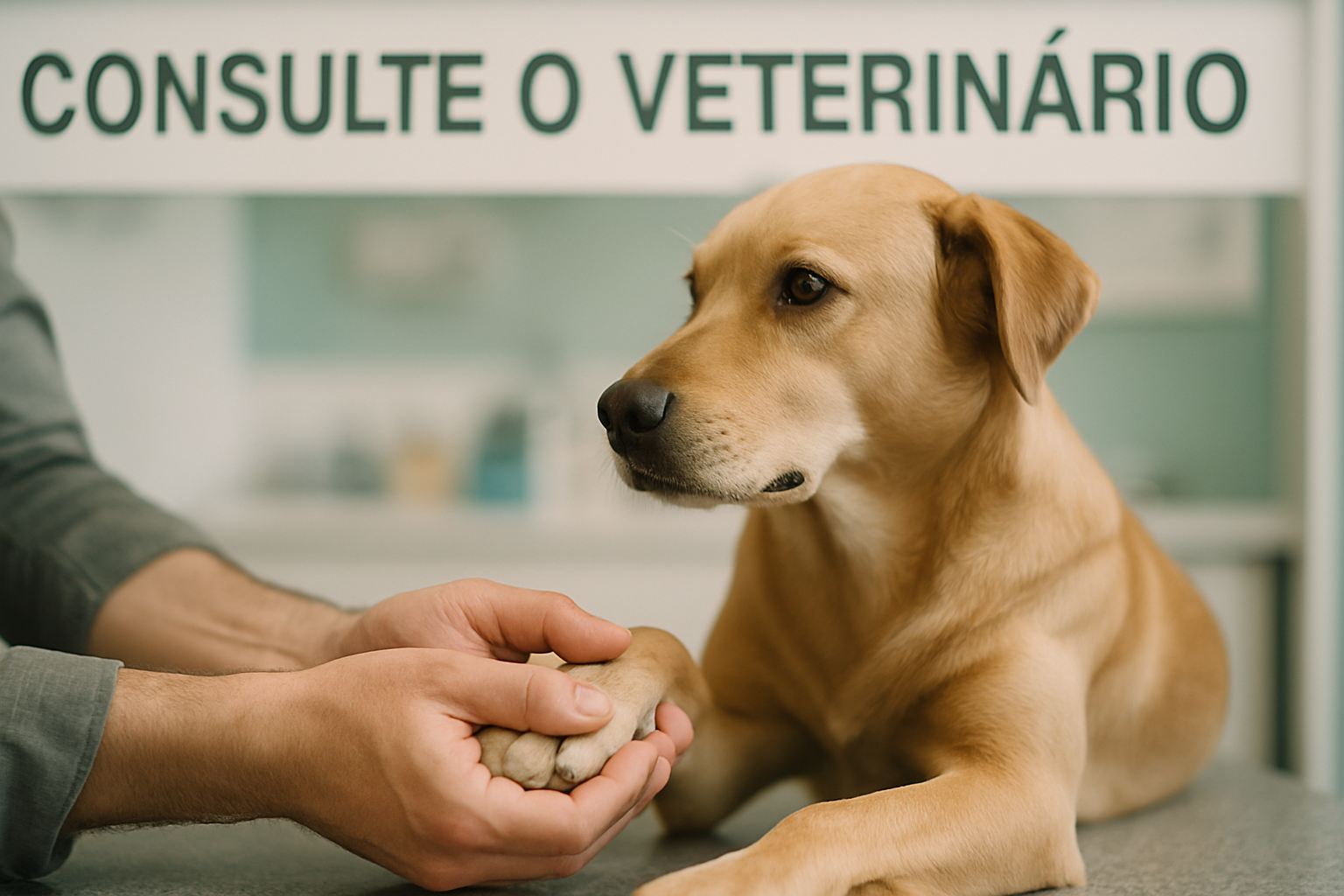 Cuidado: 5 sinais que o seu cachorro dá quando está tentando te avisar sobre um problema de saúde 3 Cachorro sendo examinado por veterinário