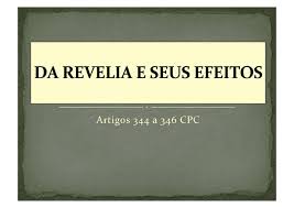 CONTESTAÇÃO e REVELIA