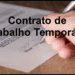 Contrato de Trabalho Temporário