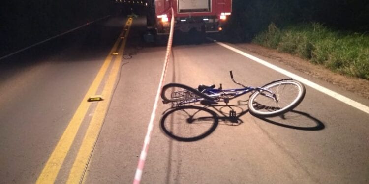 Acidente com bicicleta