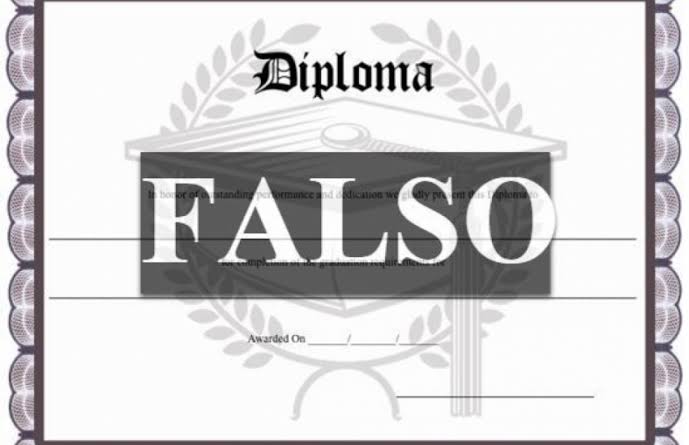 Diploma falso
