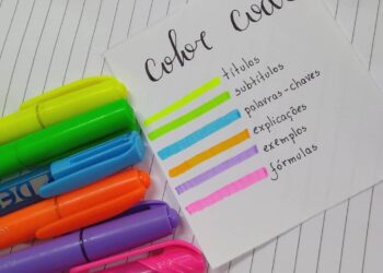 cores para estudar