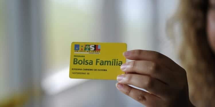 Cartão do Bolsa Família.