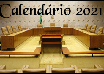 calendário 2021 STF