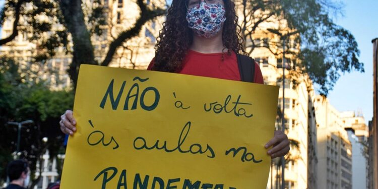 professores em greve