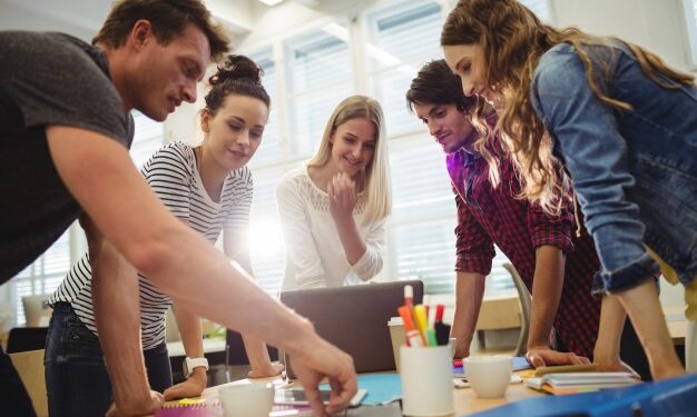 ambiente de trabalho positivo