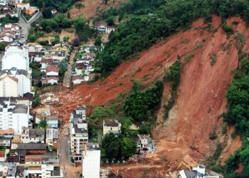 deslizamento de terra