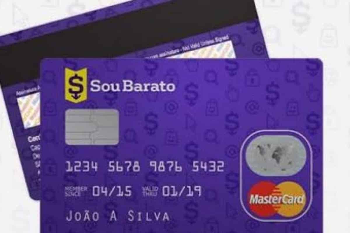 Cartão de Crédito Sou Barato Visa com descontos exclusivos; conheça