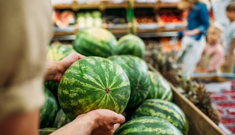 Dicas para escolher melancia no mercado - Reprodução Canva