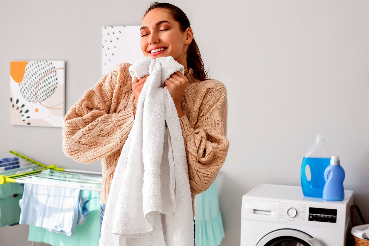 Eliminando o mofo das toalhas de banho - Reprodução Canva