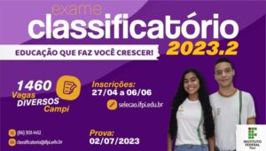 IFPI inicia período de inscrição do Exame Classificatório 2023/2