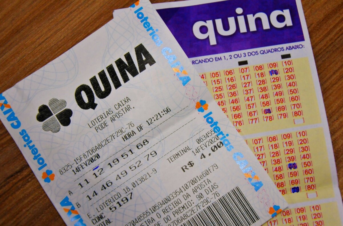Prêmio principal do próximo sorteio da Quina também está estimado em R$ 800 mil