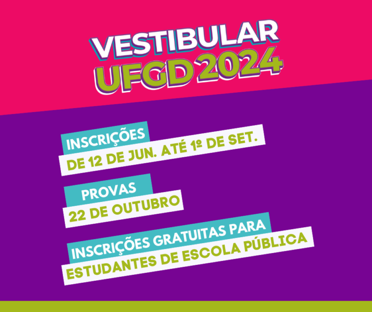 Datas Vestibular UFGD