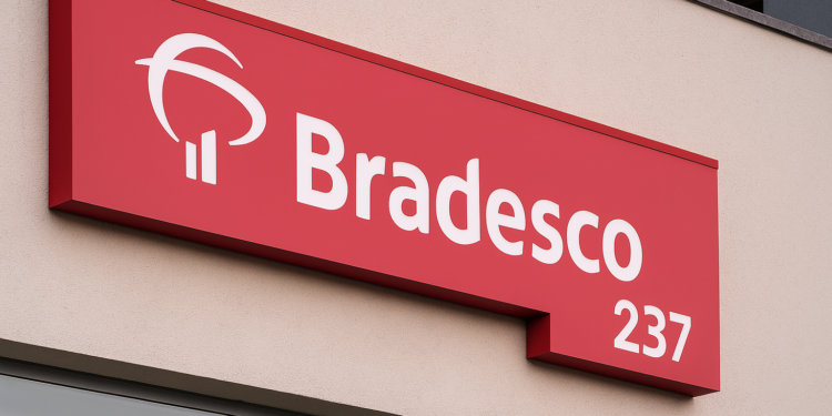 "Logotipo do Banco Bradesco com o código 237 em destaque