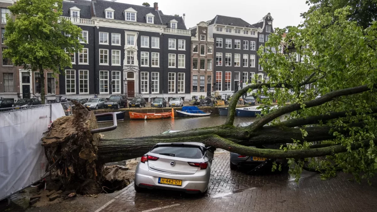 ciclone na Holanda