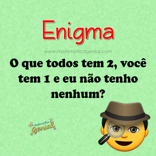 Enigma - desafio de lógica