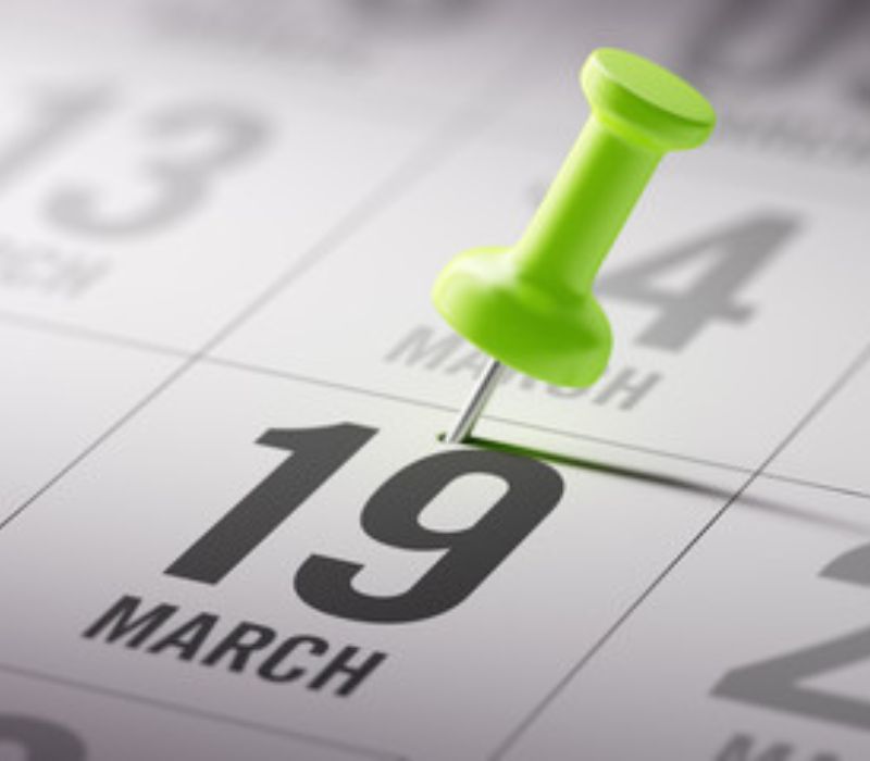 Datas comemorativas do mês de março