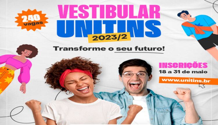 Unitins: começa período de matrícula dos aprovados no Vestibular 2023/2