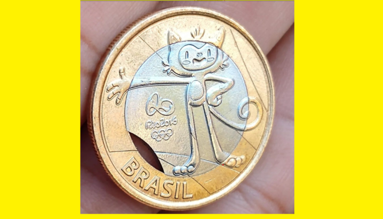 moeda 1 real mascote vinicius