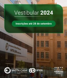 As provas do Vestibular 2024 serão organizadas e aplicadas pela Fundação Vunesp. Imagem: Divulgação