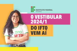 O Vestibular Unificado IFTO 2024 visa o ingresso de novos alunos no 1º semestre letivo do ano. Imagem: IFTO/ Divulgação