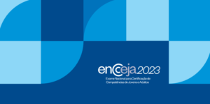 Ilustração de capa da cartilha do participante do Encceja 2023. Imagem: Inep/ Reprodução