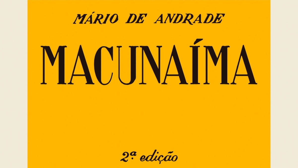 Ilustração de capa da 2ª edição do livro "Macunaíma". Imagem: Reprodução