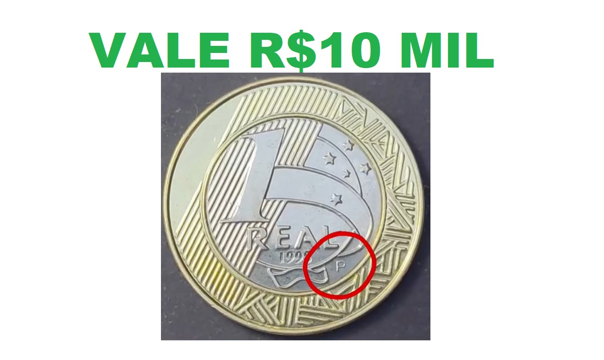 Moeda de 1 real que vale até R$10MIL