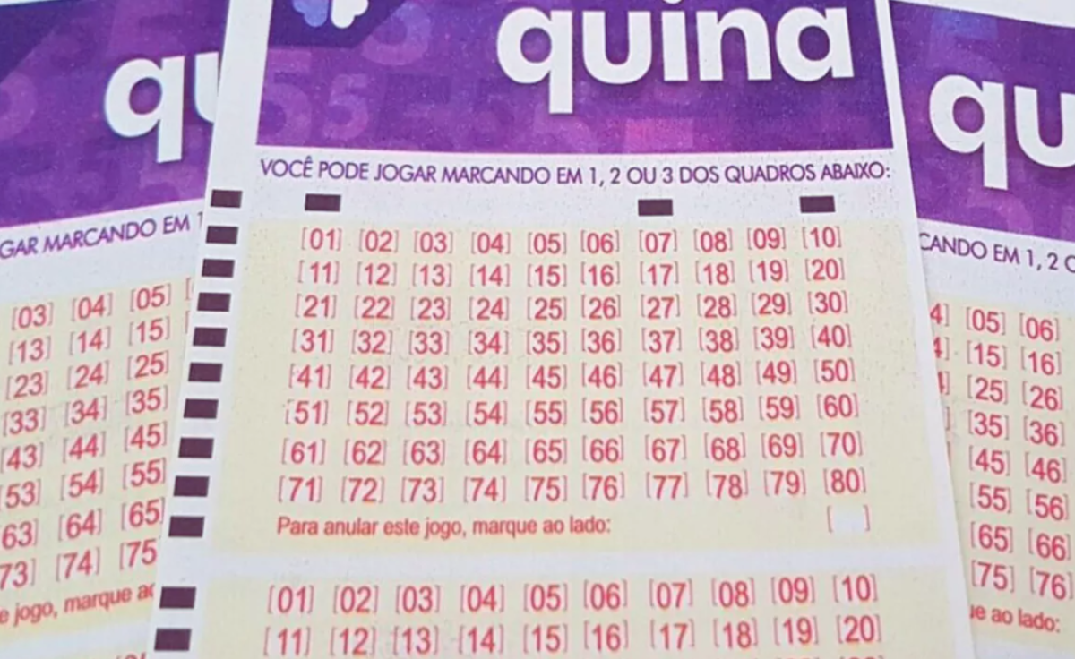 Resultado da Quina 6318 hoje (16/12/2023); prêmio de R$ 14,1 milhões