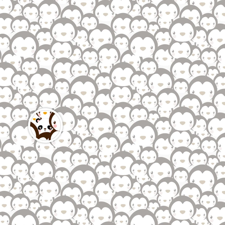 Encontre o panda