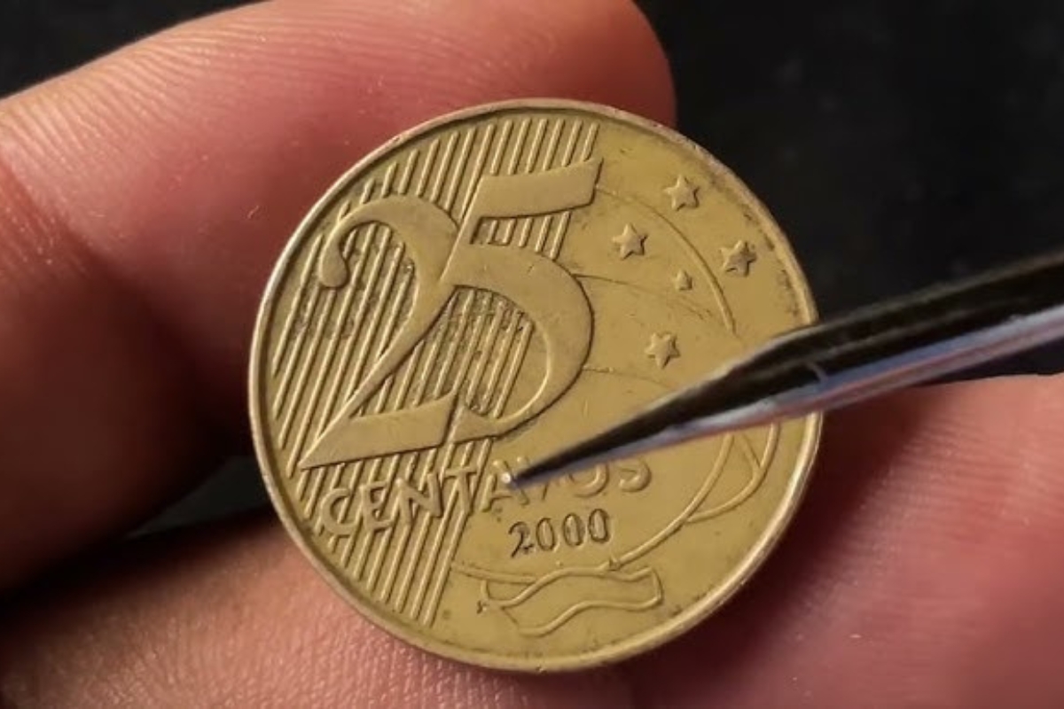 Coleccionistas buscan la moneda «Mula», valorada en 0,25 reales brasileños