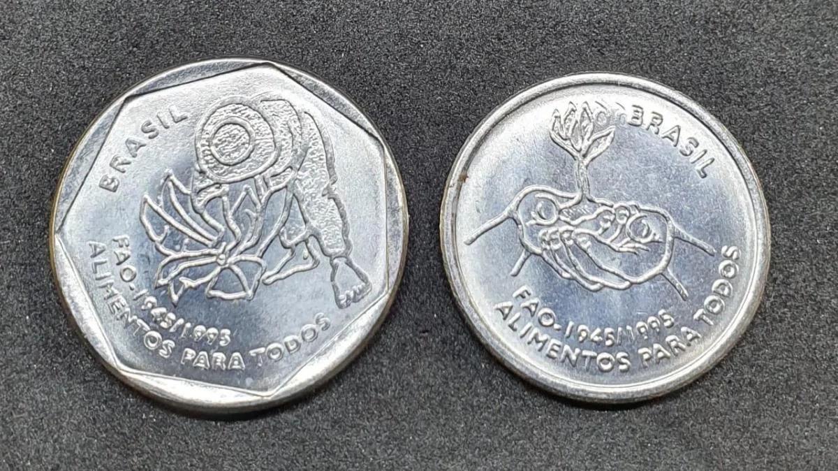 Duas moedas comemorativas que podem valer muito em 2024
