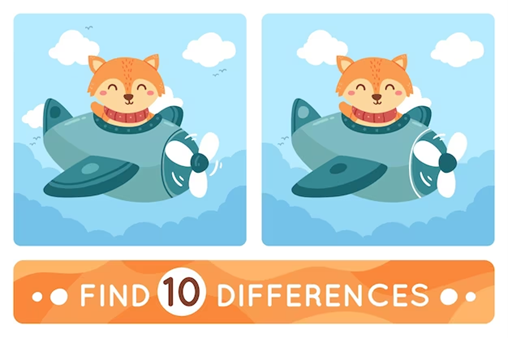 Encontre 10 diferenças