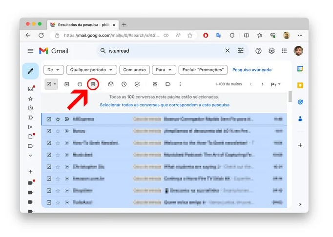 GMAIL; Descubra como deletar TODOS os e-mails não lidos da sua Caixa de Entrada