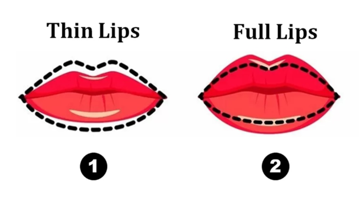 Formato dos lábios 