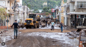 Muçum, no Rio Grande do Sul, contabiliza 10 mil pessoas desabrigadas, além de mortos e desaparecidos.