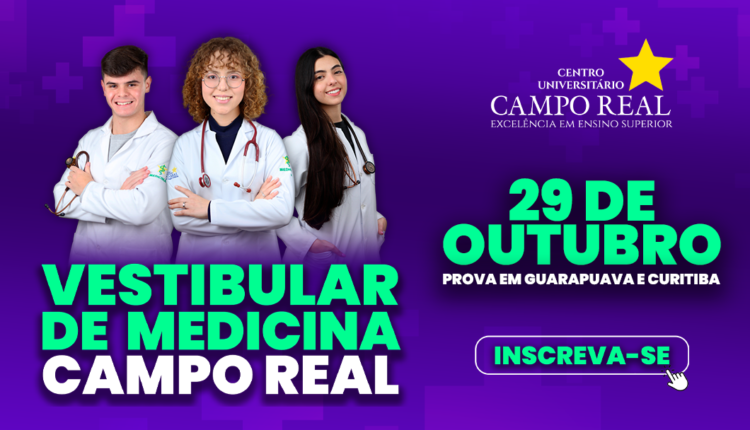 Campo Real aplica provas do Vestibular de Medicina 2024 neste domingo (29)