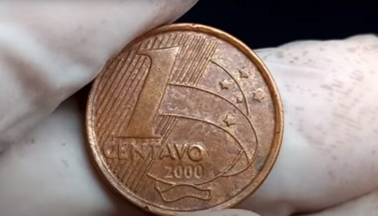 moeda de 1 centavo (modelo novo)