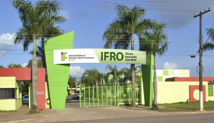 Fachada de campus do Instituto Federal de Rondônia. Imagem: Reprodução