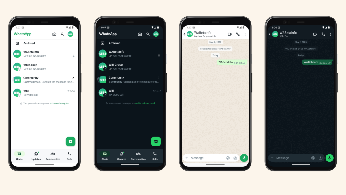 interface whatsapp