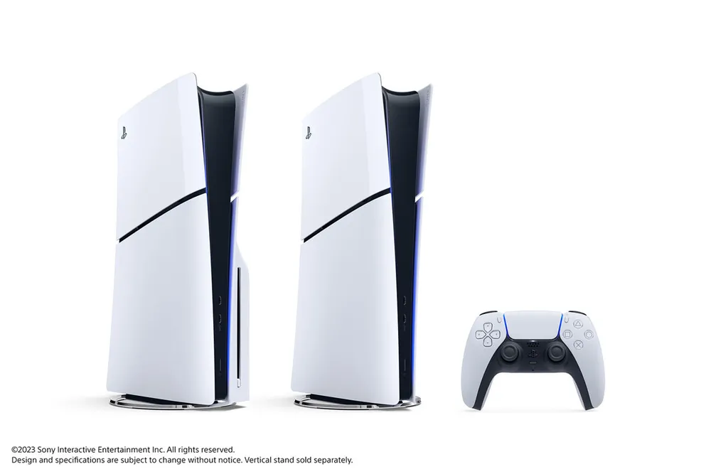 Novo Playstation - PS5 tem novo design compacto e mais capacidade de armazenamento