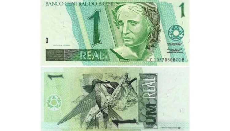 Banco Central retirou notas de 1 real de circulação devido à sua curta vida útil e aos casos de falsificação