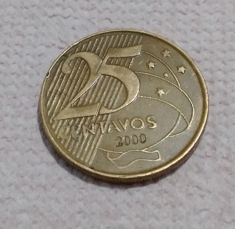 A moeda rara de 25 centavos que pode valer R$ 220 mesmo sem defeitos