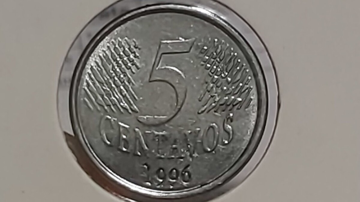 A simples moeda de 5 centavos que pode valer até R$ 600