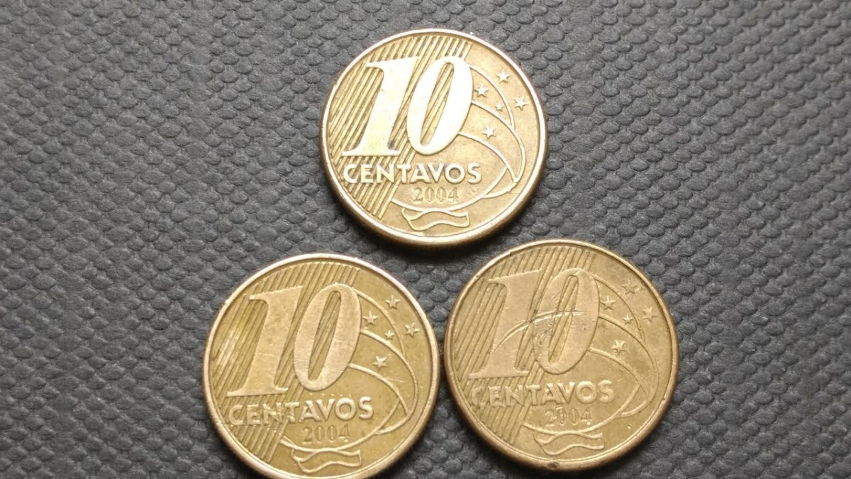 Estas moedas de 10 centavos podem valer muito se contarem com este defeito